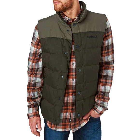 Marmot: Fordham Down Quilted Men’s Vest - Picture 1 of 11